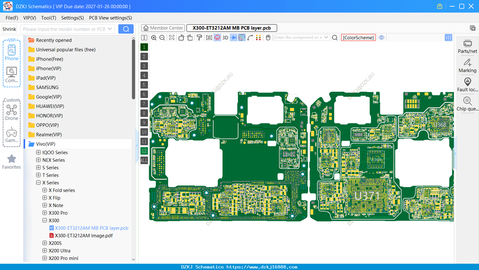 Vivo X300-ET3212AM MB PCB Layer